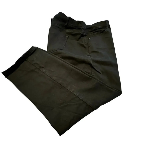 J. Jill Authentic Fit Slim Ankle Black Pants Plus-size 18 Stretch Slimming - Picture 3 of 8